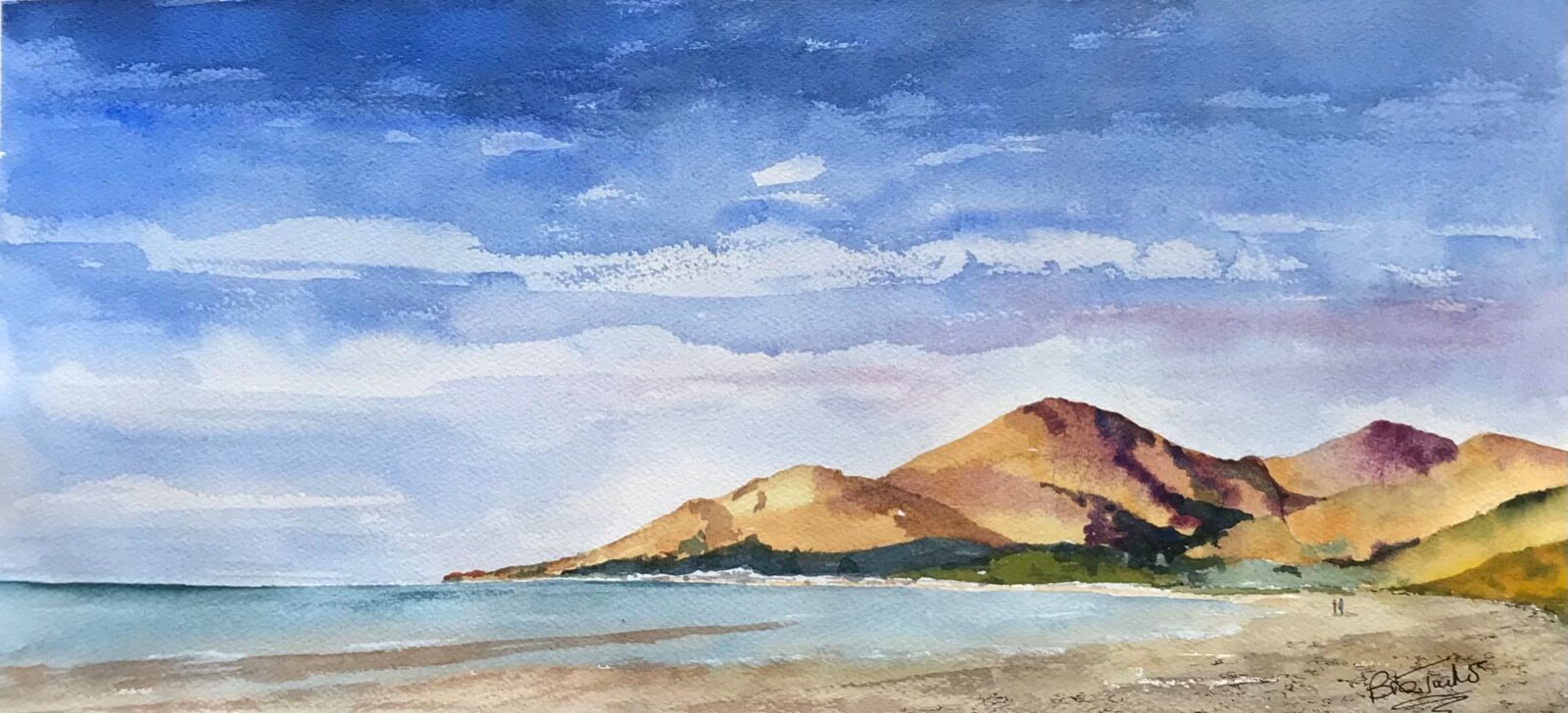 Summer in the Mourne Mountains from Murlough Bay