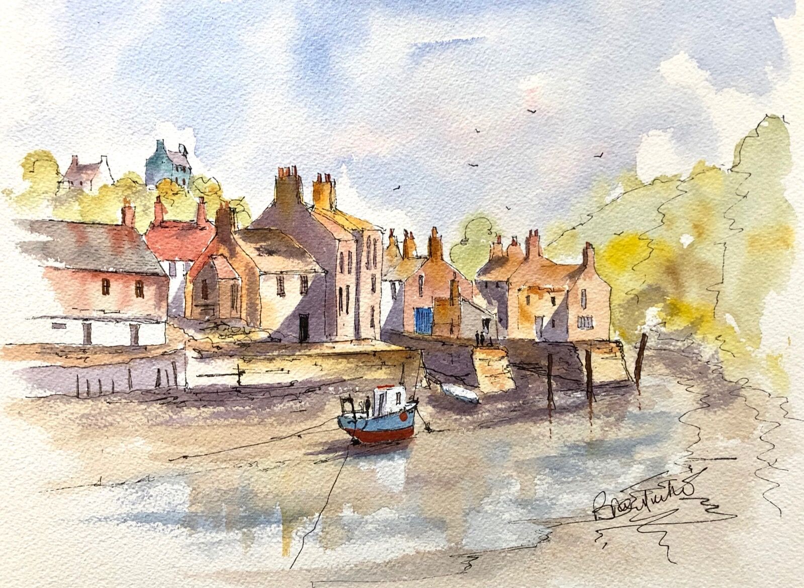 Staithes on the Yorkshire Coast