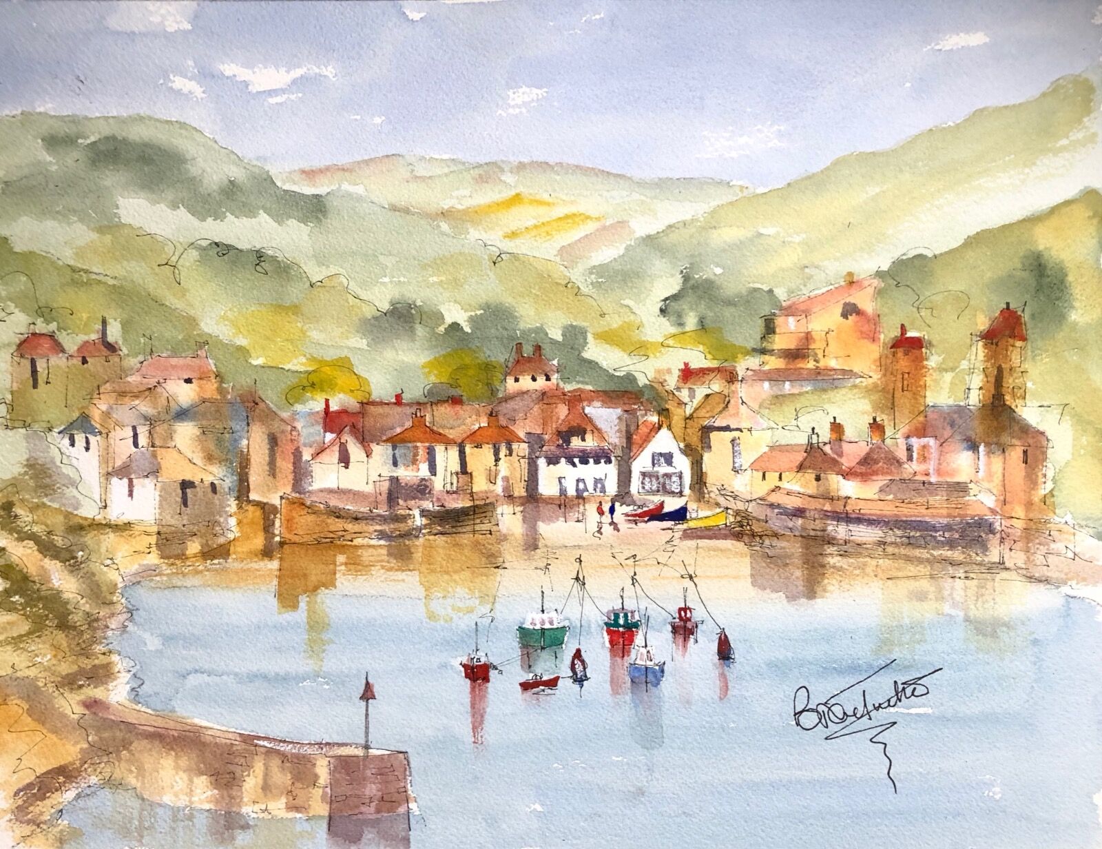 Port Isaac in Cornwall.