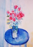 Pink Roses Still life
