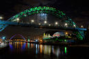 Newcastle quayside by moonlight