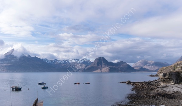 View to Cuillin Ridge from Elgol