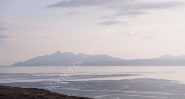 Sunset over Rhum