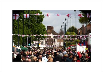 St George's Day Parade and Admiral Nelson Pub Whitton 2014