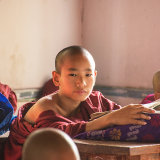 Novice Monks in school