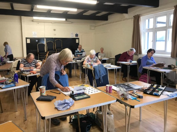 Photographs of recent Demos and Workshops