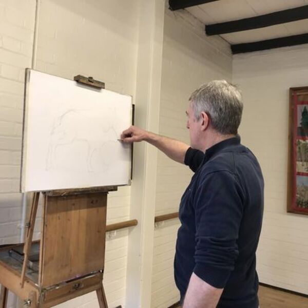 Clive Riggs demonstrating