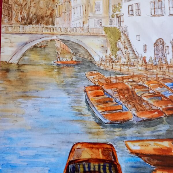 Silver Street Bridge and Punts