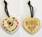Bumblebee & Golden Honeycomb Heart