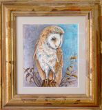 Silent Golden Spirit - Barn Owl