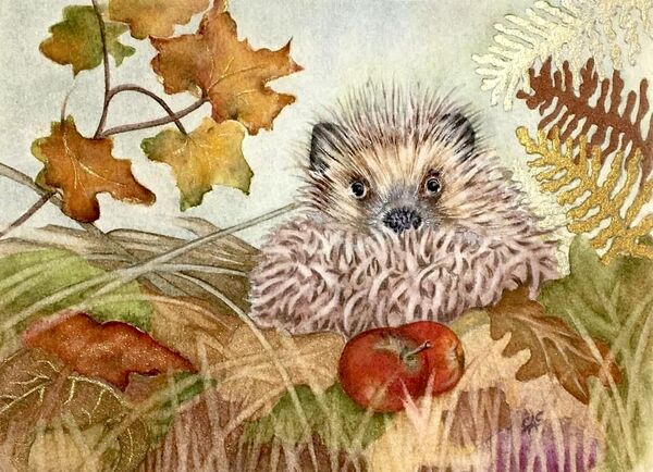 The Mischievous Hedgehog - SOLD