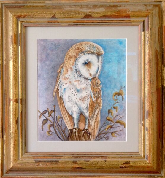 Silent Golden Spirit - Barn Owl