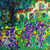 Monet garden. SOLD