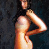 Young woman naked. SOLD