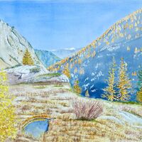 Alpes valaisannes en automne