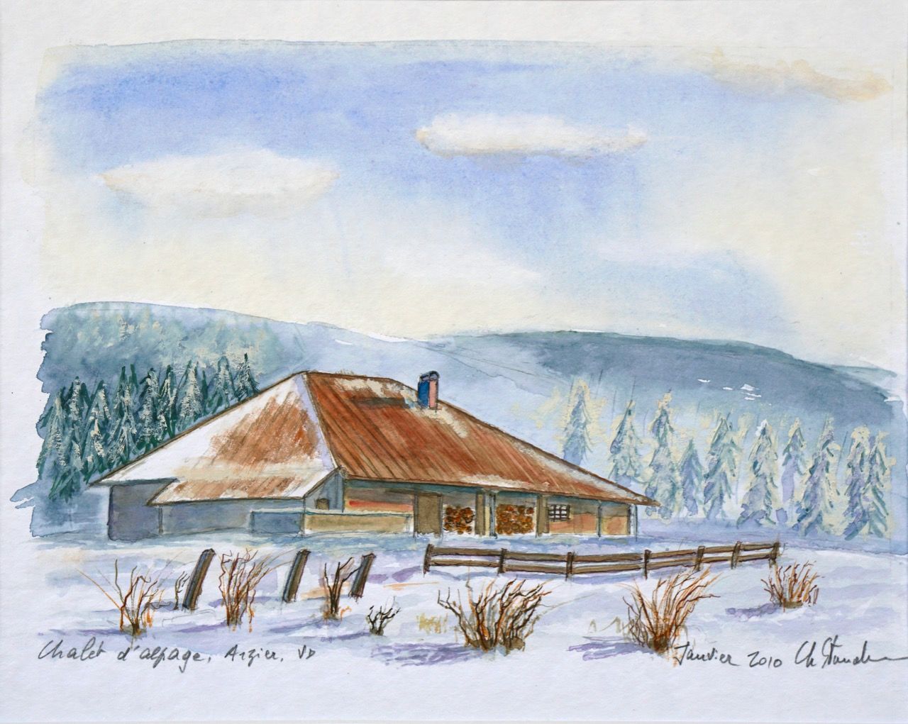 Chalet d'alpage, Arzier VD