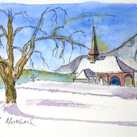 Chapelle sur les hauteurs de Morschach (Schwyz)