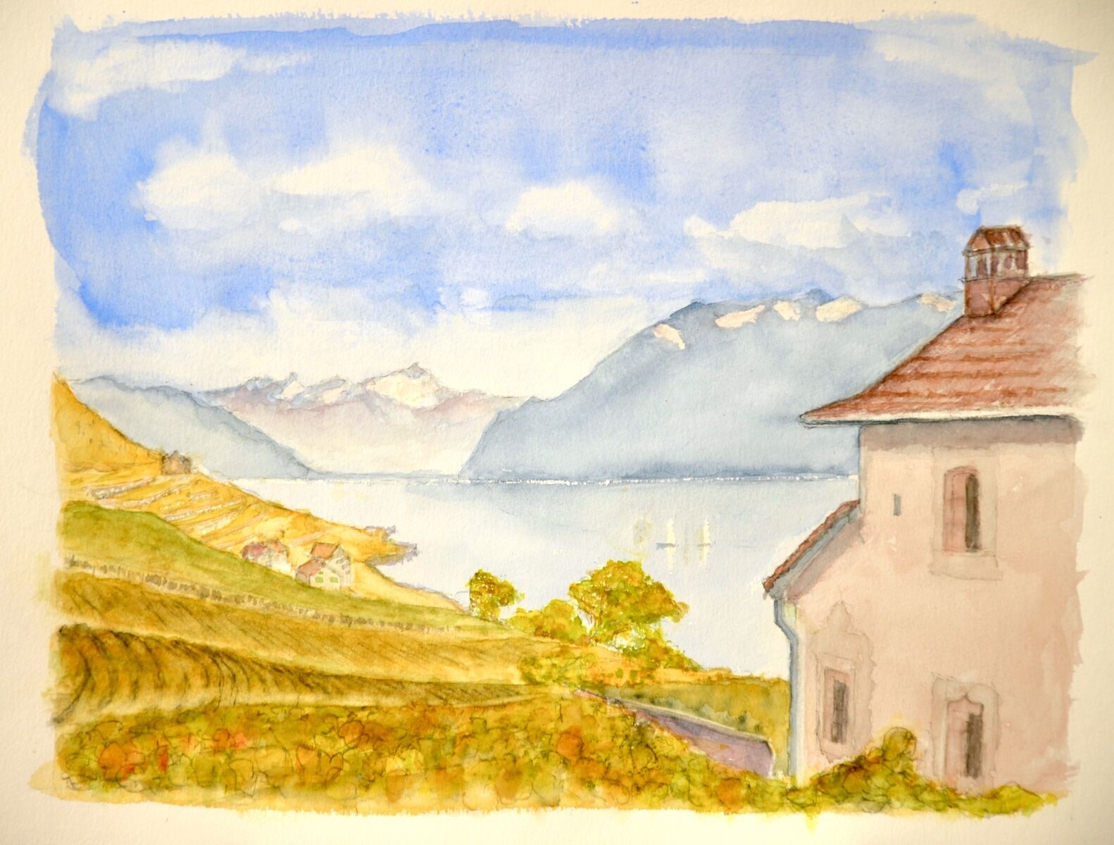 Les Aquarelles De Charles Non Disponible Vignobles Du Lavaux Vaud Les Aquarelles De Charles Non Disponible Vignobles Du Lavaux Vaud