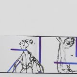 Thin sketchbook 42x15cm 11