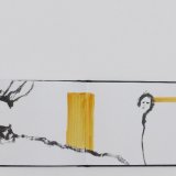 Thin sketchbook 42x15cm 12