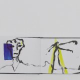 Thin sketchbook 42x15cm 5