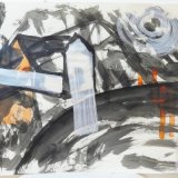 seashore ink on A2 paper