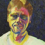 self portrait: acrylic paint 52x41cm