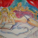 READING IN THE BOUDOIR
