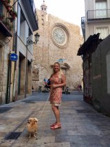 In the medieval city of Valencia.