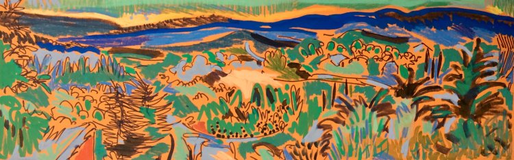 'The View from the Top of Les Bassacs' SOLD