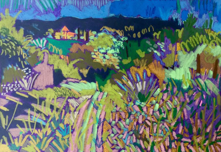 'Kirche Croagues View from Les Bassacs' SOLD