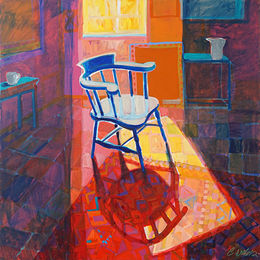 CHRISTINE WEBB Studio Corner 2 91x91cm