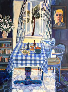 Christine Webb Summer Table 101x76cm