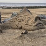 Sand sculpture
