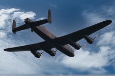 Avro Lancaster WWII heavy bomber