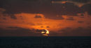 Sunset off Lanzarote