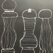 "Salt and Pepper Grinders" by Hazel Campbell