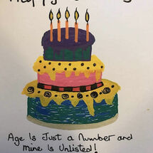 Greeting card designed by Hazel Campbell
