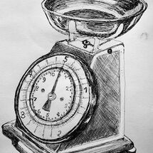 "Kitchen Scales" by Jan Callender