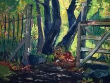 "Mo's Wood...Hot Summer's Day" by Margaret Cummins