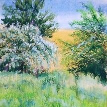 'Hawthorns and Bluebells' by Joan Patterson