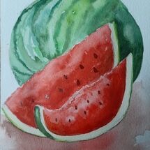"A Couple of Juicy Slices" by Judith Jaggard