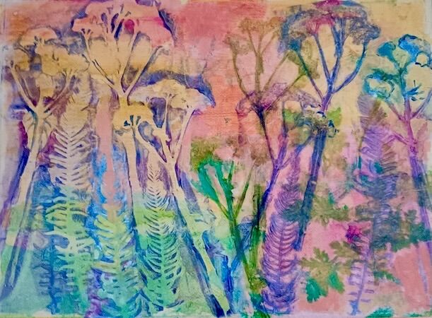 'Late Sedums and Ferns" by Margaret Cummins