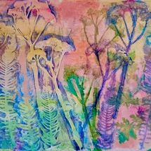 'Late Sedums and Ferns" by Margaret Cummins