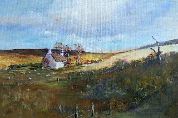 "Cottage on Staffin" by Dorothy Turvey