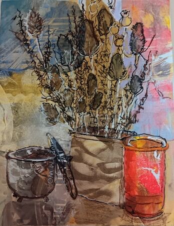 "Teazels and Things" by Margaret Cummins