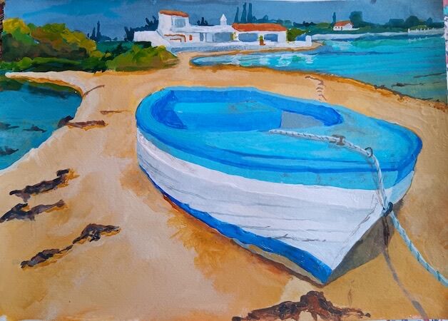 "Approaching Sea, Portugal" by Margaret Cummins