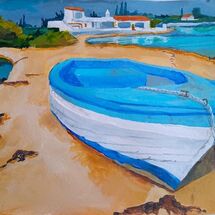 "Approaching Sea, Portugal" by Margaret Cummins