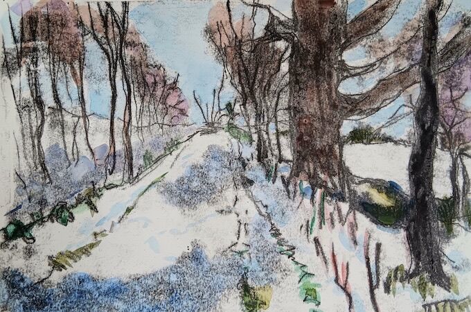 "Winter Avenue" by Margaret Cummins