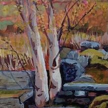 "Highland Birch" by Margaret Cummins